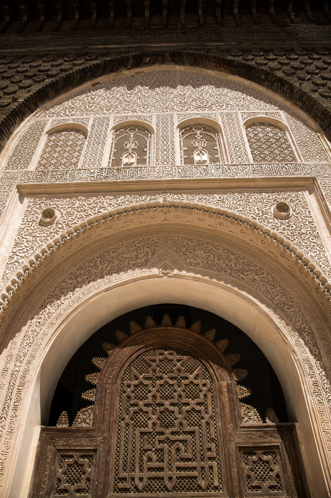 Ben Youssef Madrasa in Marrakech, Morocco. 