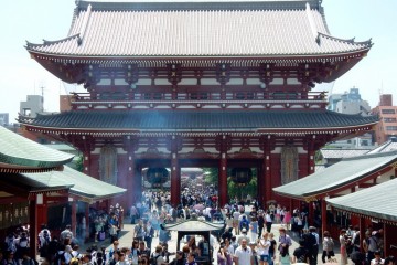 Sensoji, a Buddhist temple built in the 7th century in Asakusa, Tokyo. 

Photo by Britnee Johnston