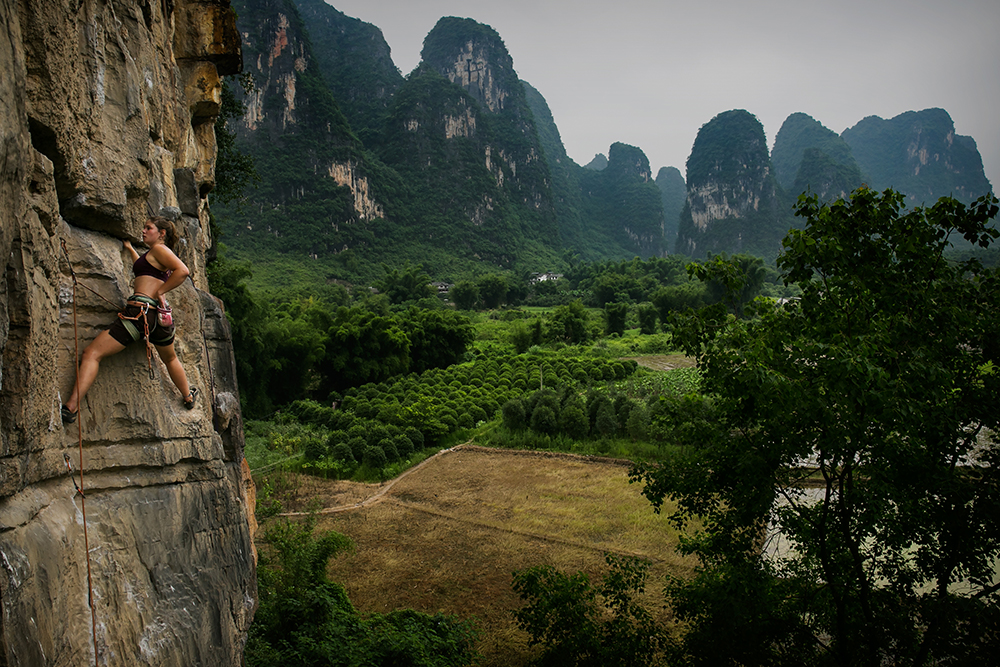 A DAY CLIMBING IN YANGSHUO One World One Year