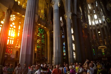 Sagrada Familia, Barcelona, Spain, Antoni Gaudi, Gaudi, Roman Catholic Church,