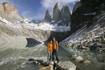 Mark and Britnee in Torres Del Paine